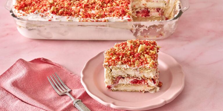 The simplest 4-in-no-no-bake cake that I am doing all summer