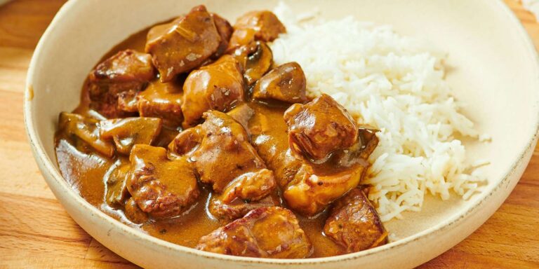 Slow Cooker Beef tips and sauce recipe