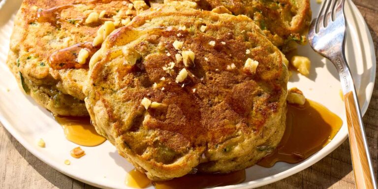 Zucchini bread pancakes recipe
