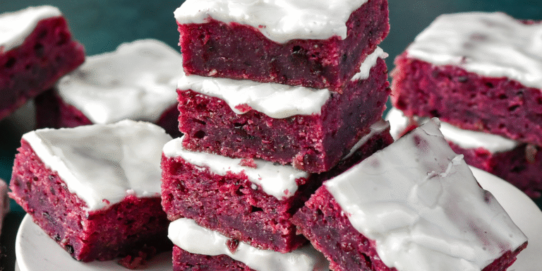 Lemon -Blackberry -Blondies recipe
