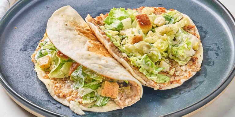 Chicken -caesar smashed Taco’s recipe