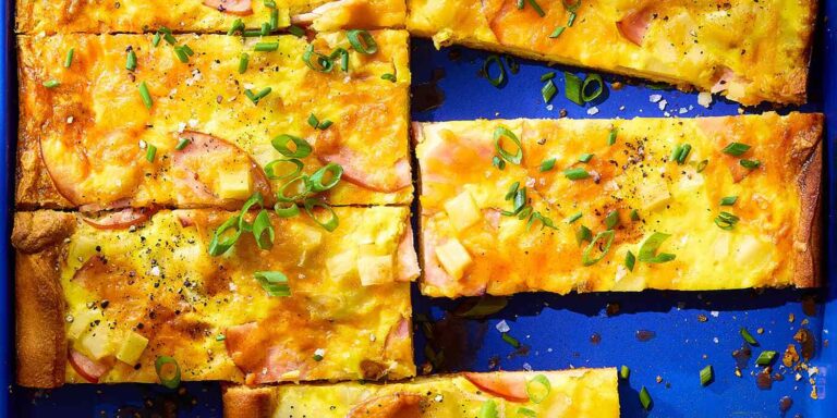 Blatt pan breakfast pizza recipe