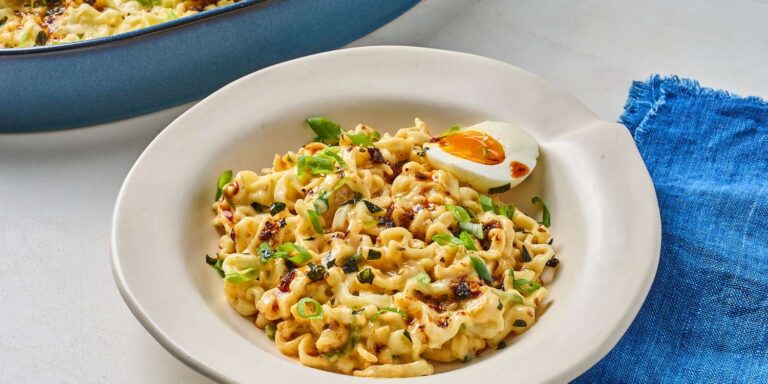 Cheese Buldak Ramen Casserole recipe