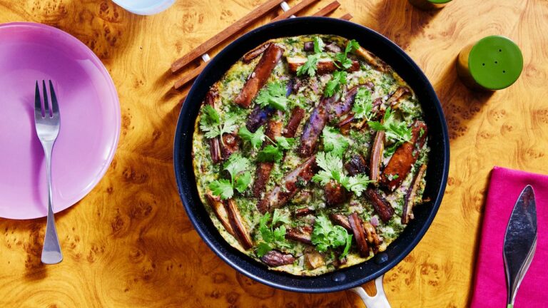 Spicy Aubergine Frittata recipe | Epic