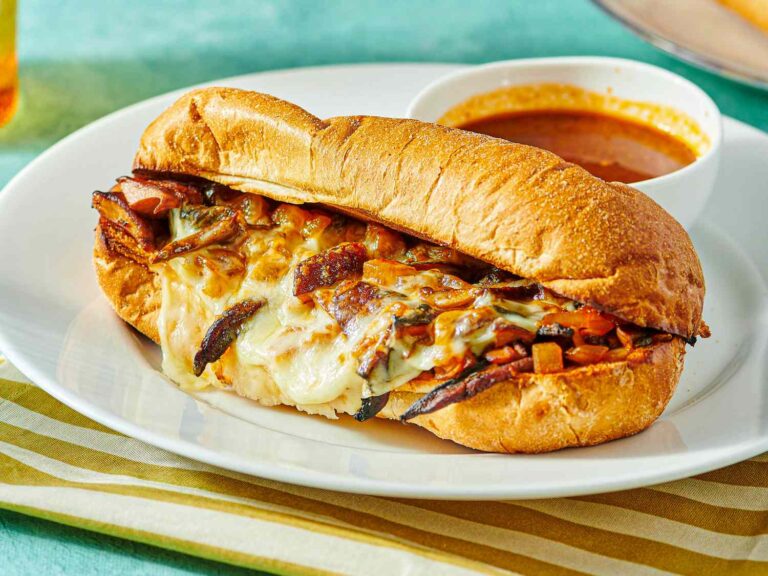 Meet the meatliest French dip sandwich – but hold the beef