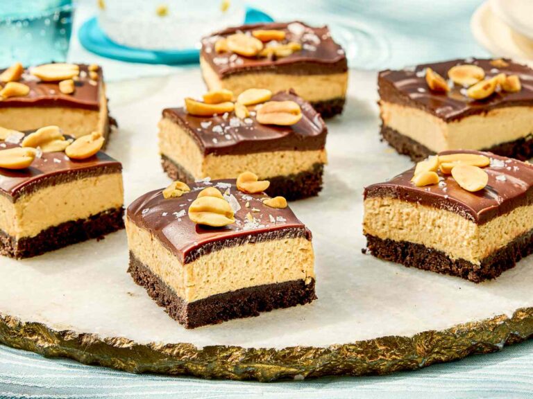 These chocolate-soot butter cheesecake bars are a guaranteed audience splinter