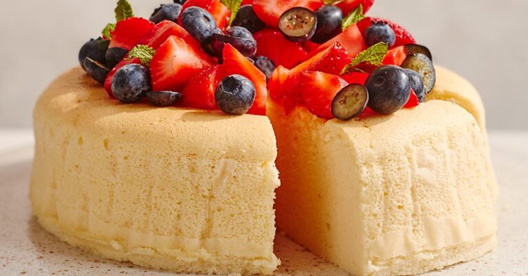 Japanese shaky yuzu -cheese cake (Chizu Keki)