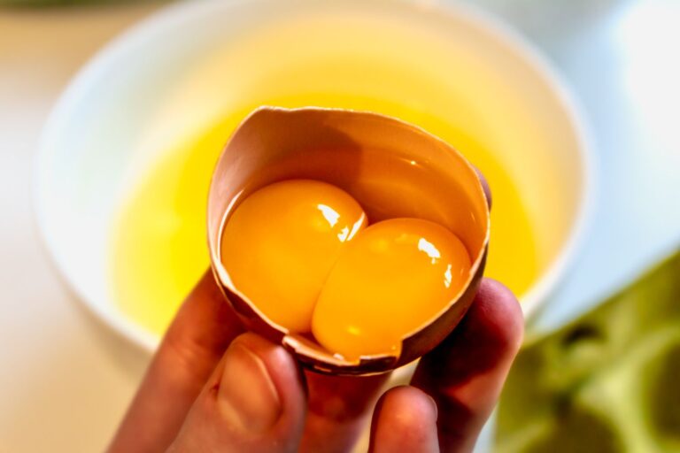 Crack an egg, get two egg yolk? Here is the reason