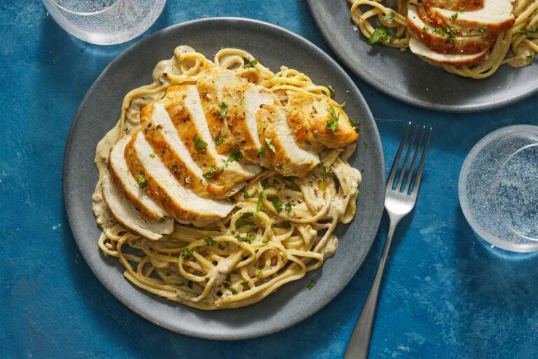 Creamy chicken and herbal recipe