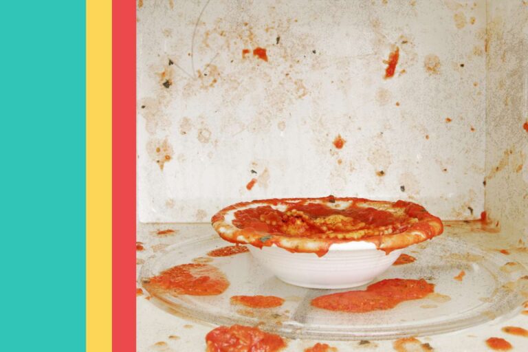 This 6 dollar food cover ensures a clean microwave