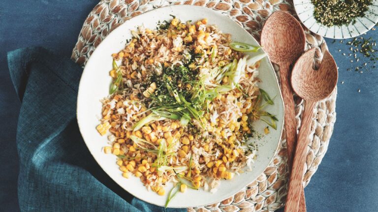 Maisfurikake fried rice recipe