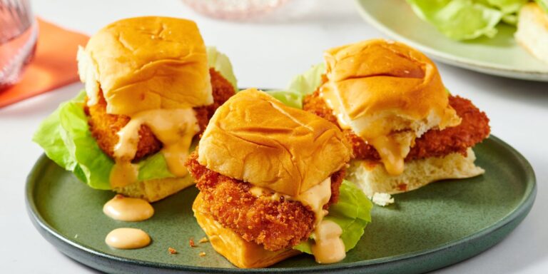 Bang bang chicken sliders recipe