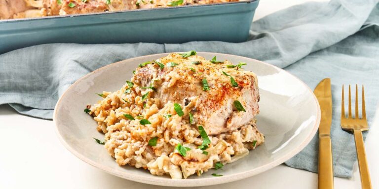 Stick made of butter suffocates pork chop recipe