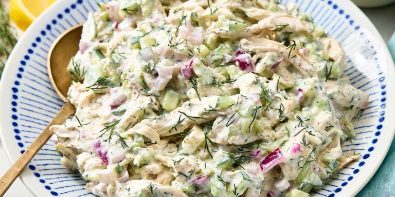 Tzatziki chicken salad recipe