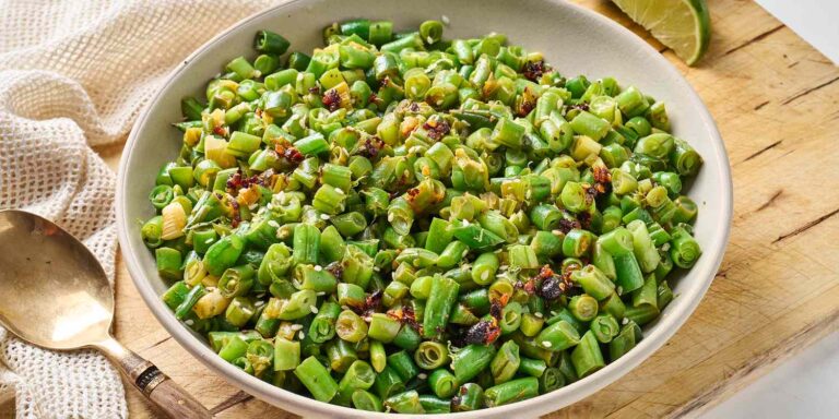 Chopped chili -garlic -green bean recipe