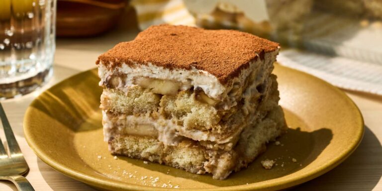 Banana bread tiramisu recipe