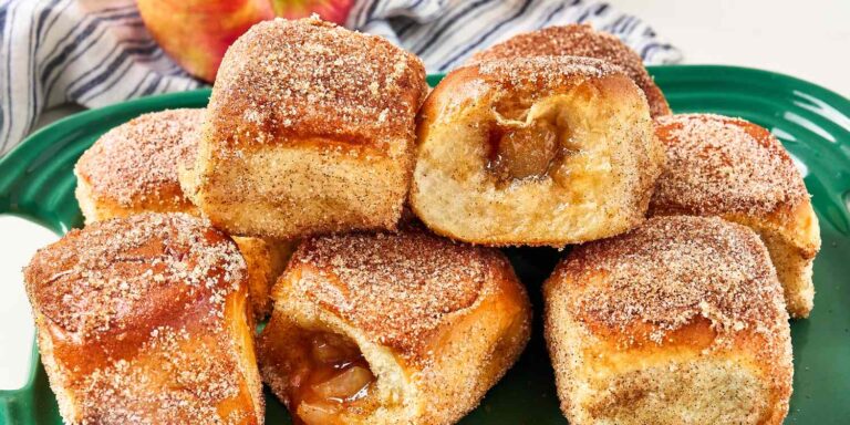 Apple Cider Hawaiian Roll Donuts
