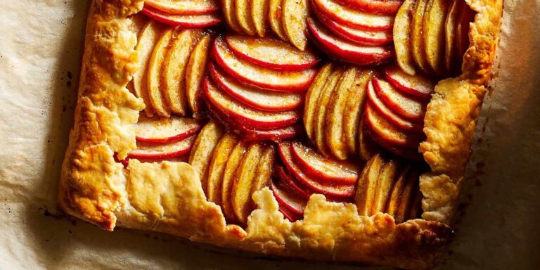 Rustic caramel-Apple-tort recipe