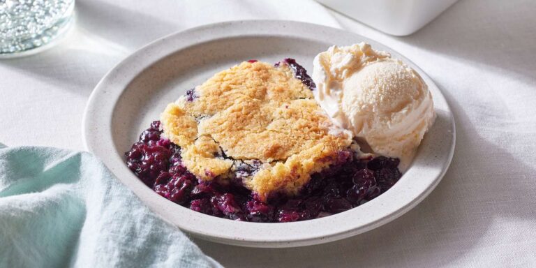 The secret ingredient to the best Berry Cobbler is already in your fridge