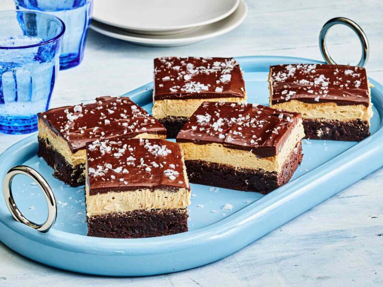 These chocolate-nut butter brownies are so good that it is almost unfair
