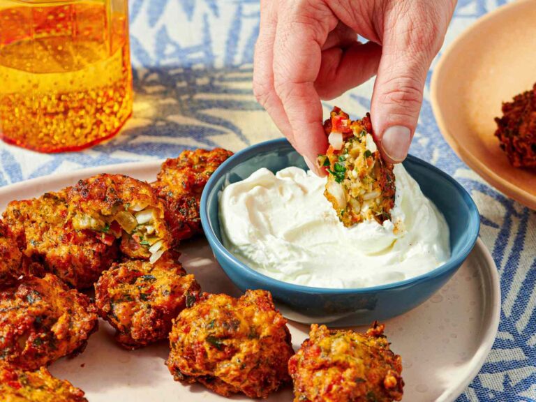 These crispy tomato donuts taste like summer on a Greek island