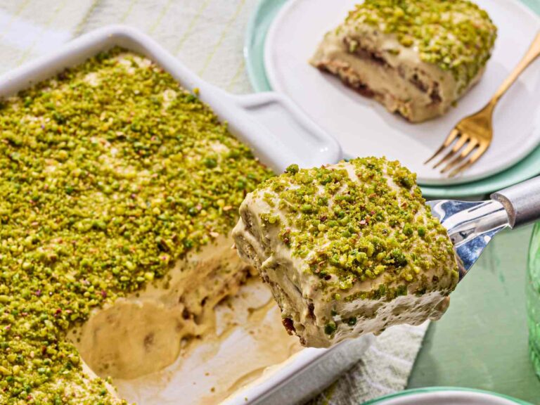 This creamy, coffee and rum report dessert is everything we want now