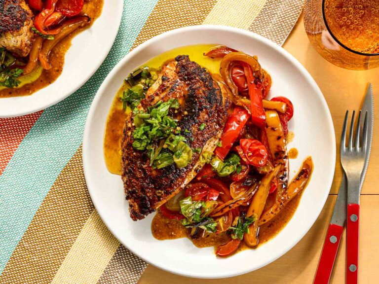 This simple 1-Pan chicken dinner tastes in Spain after summer