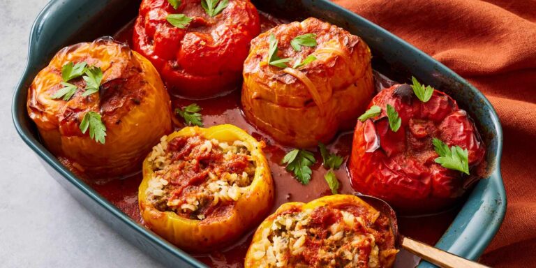17 filled pepper recipes for light, full autumn dinner