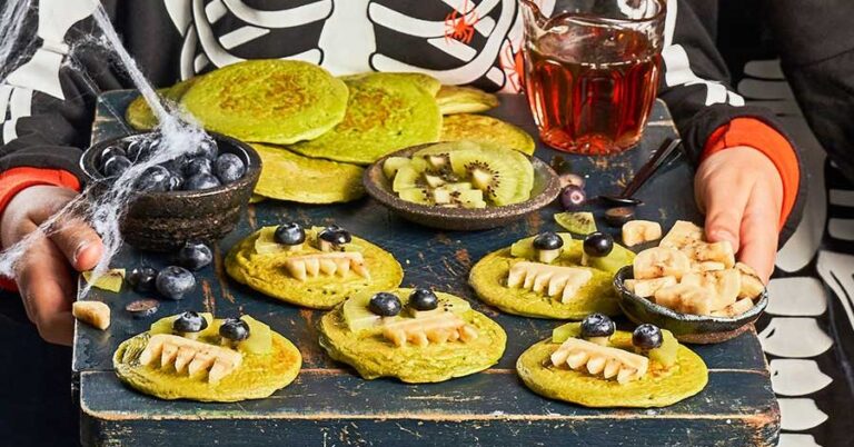 Halloween pancakes