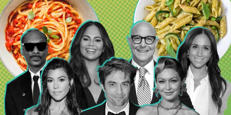 We have tried 7 celebrity pasta recipes -here is the 1 -court that we will do forever