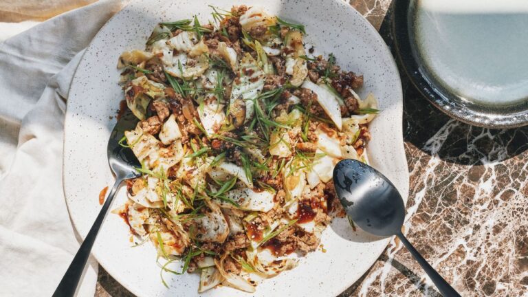 Chicken and cabbage mixing roast recipe