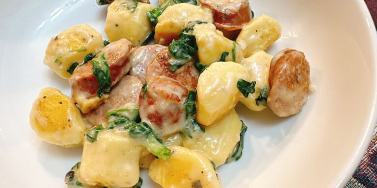 One-pan-sausage gnocchi recipe