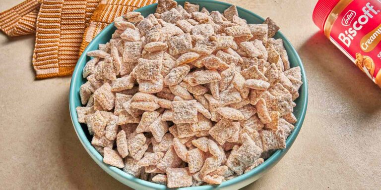 Cookie butter Muddy buddies recipe