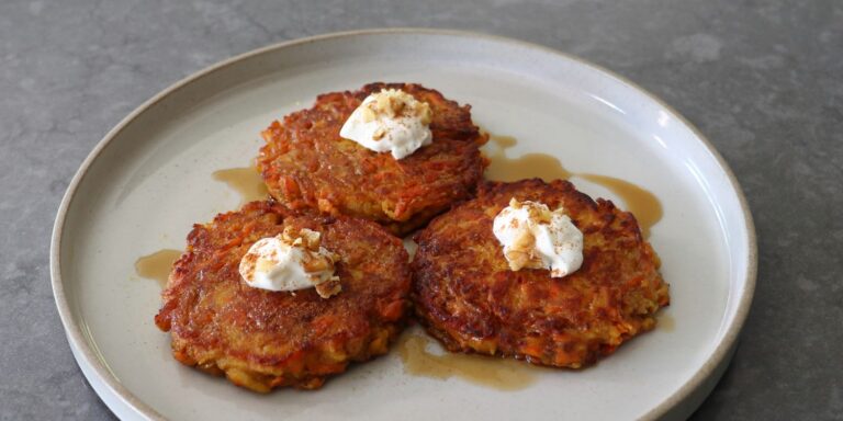 Carrots -apple pancakes recipe