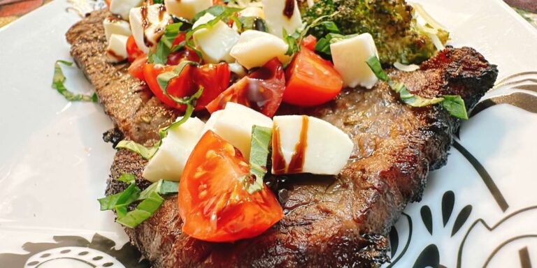 Balsamico -Caprese -grilled steak recipe