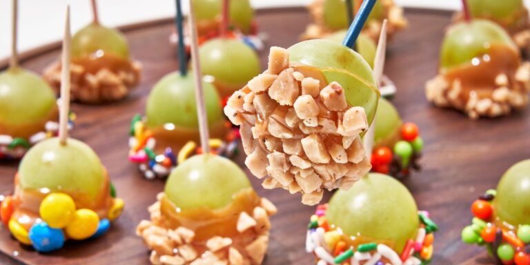 Caramel apple grapes recipe