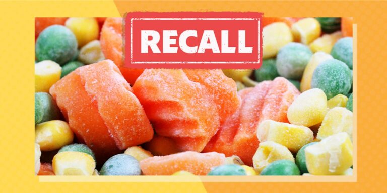The FDA announces the recall of frozen vegetables due to a potential Listeria contamination